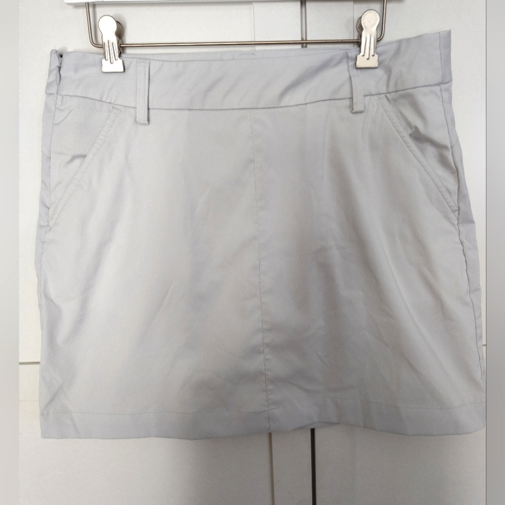 Puma Sz 10  Gray Skort Golf Tennis Walking Sports Volleyball Pickleball Pockets